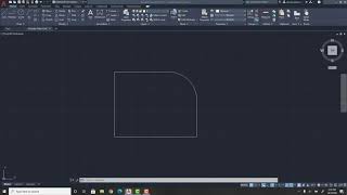 How to make curved edges in AutoCAD 2021 screenshot 4