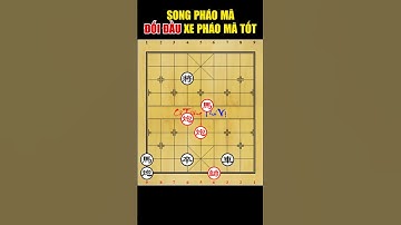 Cờ Tướng Tàn Cục EXPERT P.79 - Song Pháo Mã Đối Đầu Xe Pháo Mã Tốt #cờtướngthúvị #cothethuvi #shorts
