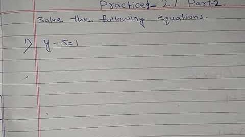 class 6 maths Equations Practice set 27 Part.2