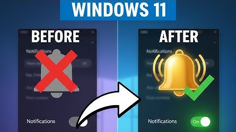 Missed Alerts? Enable Notifications in Windows | How to Enable Notifications in Windows 10/11 |