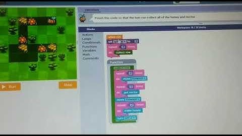 Block based coding environment