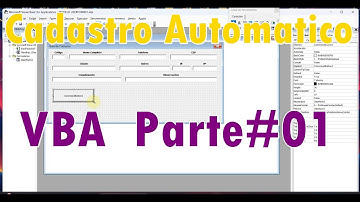 Como criar  cadastro automatico no excel VBA userform parte#01