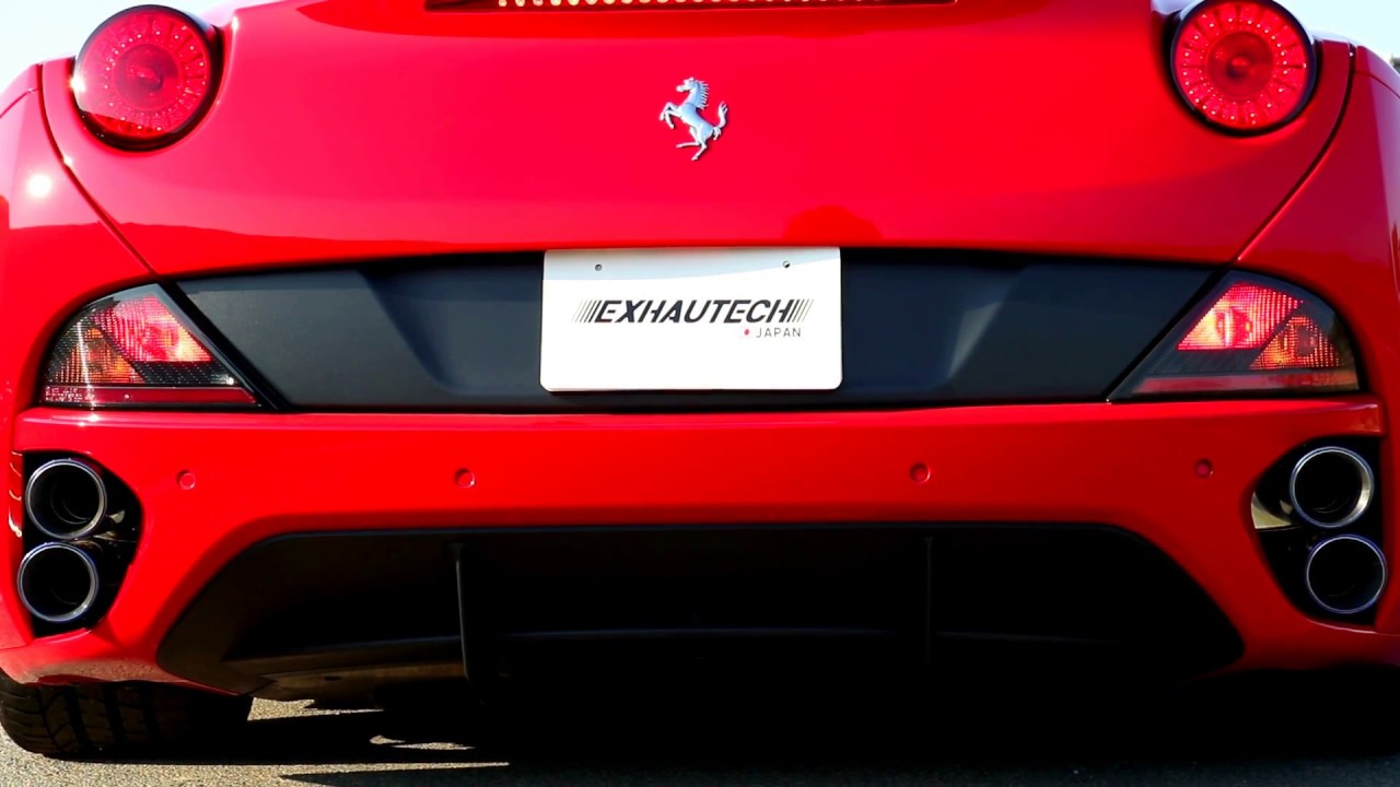 EXHAUTECH JAPAN フェラーリ カリフォルニア 可変バルブ付きマフラー 
