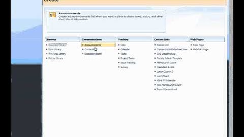 Creating a SharePoint Discussion Board