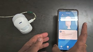 Tuya Smart Life Wireless Standalone PIR Motion Sensor, Works on C Type Charges & Emergency Battery