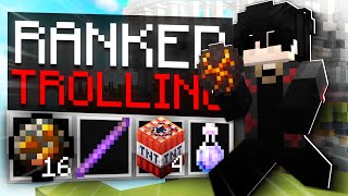 TROLLING In Lobby 1 Ranked Bedwars | Hypixel Bedwars