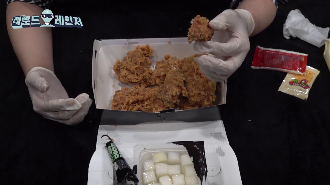 EATING SOUNDS MUKBANG ASMR ｜정의진 성우 ｜FRIED CHICKEN 치킨 먹방