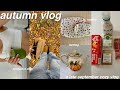 FALL IS HERE🕯a late september cozy autumn vlog | fall recipes + thrift haul + reading