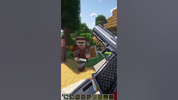 Minecraft แต่ ปืนสมจริงขึ้น!! 😱💀 #มายคราฟ #shorts