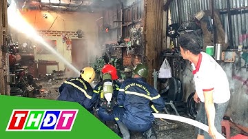 An Giang: Nổ bình gas, 3 căn nhà ở TP.Long Xuyên cháy rụi | THDT