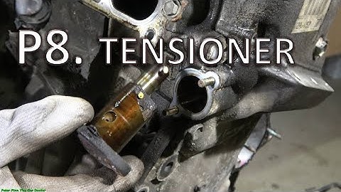 P8/41. How to Disassemble Toyota Camry 2.4 VVT-i engine 2AZ-FE : Timing chain Tensioner removal