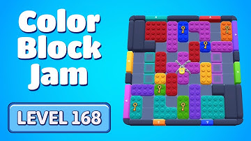 Color Block Jam Level 168 Solution Walkthrough