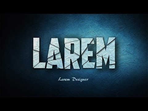 Broken text effect photoshop , Photoshop tutorials Broken text effect photoshop , Photoshop tutorials