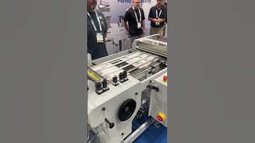 Baum 1620 In-line folder with Spedo US unwinder and cutter.