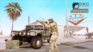 GTA SA / Desert Eagle   SPAS reload sounds test