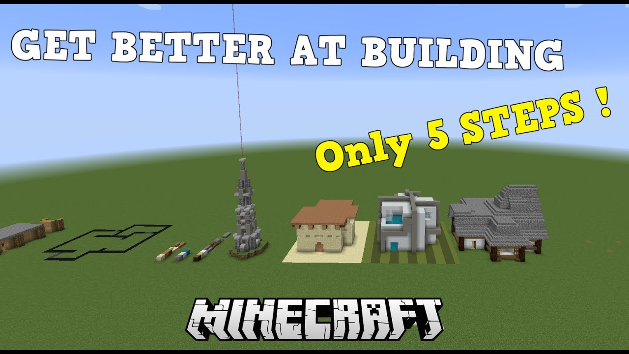 BECOME BETTER AT BUILDING HOUSES IN 5 EASY STEPS ! | Minecraft | 3 Part ...