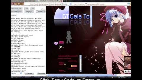 How To Put A Layout on Your GaiaOnline Profile With Gaia Tools
