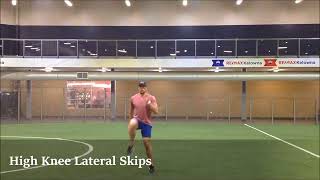 High Knee Lateral Skips