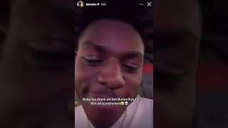 Baby kia drunk asl but Bunna B put him on punishment😭😭