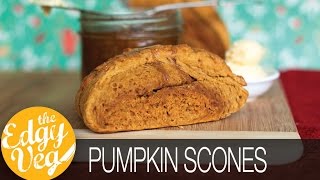 Vegan Pumpkin Scone Recipe The Edgy Veg