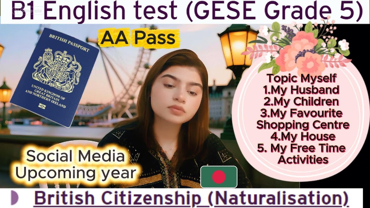 Тест по английскому языку B1 (GESE, 5 класс) | Британское гражданство SELT | Тринити-колледж Лонд...