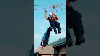 #firedepartment #training #ropes  #zipline #friscotexas #shorts #rescue screenshot 3