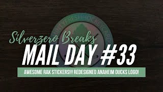 MAIL DAY #33 - AWESOME RAK STICKERS!!! REDESIGNED ANAHEIM DUCKS LOGO! E-BAY PICK-UPS FOR THE PC!