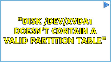"Disk /dev/xvda1 doesn