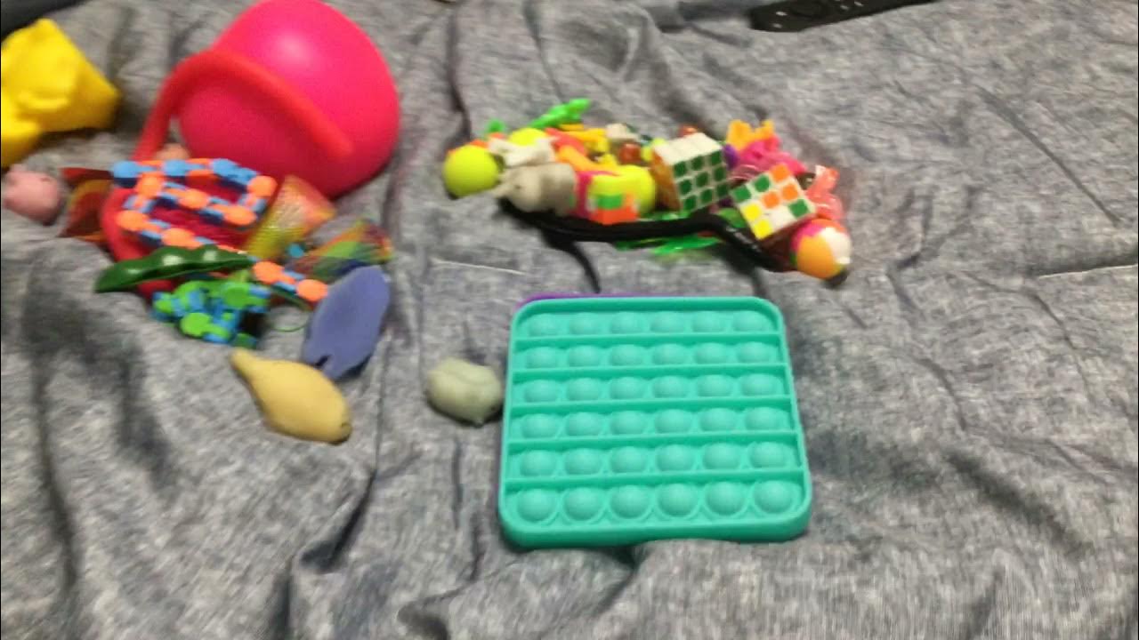 Organizing my fidgets! YouTube