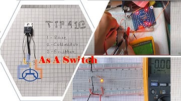 NPN Transistor TIP41C As A Switch
