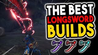 UPDATED Best Longsword Builds - Monster Hunter World [MHW Best LS Builds]