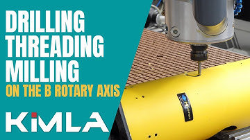 Drilling, threading and milling in plastic on the B rotary axis - KIMLA