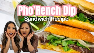 THE BEST PHO’RENCH DIP SANDWICH RECIPE EVER! Vietnamese Traditional ￼￼Phở + French Dip Sandwich