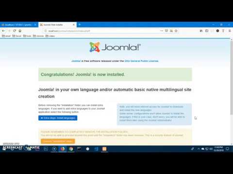 Video: Hvordan installerer jeg Joomla?