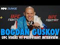 Bogdan guskov proud to be first uzbekistan fighter to reach ufc rankings  ufc on espn 55