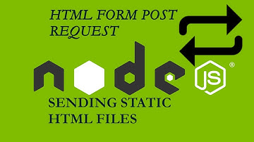 Node JS HTML Form Post Request