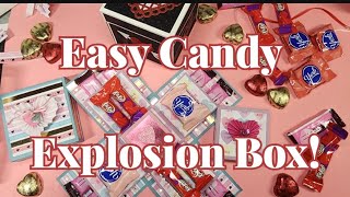 Candy Explosion Box Tutorial! Easy DIY Tutorial! w/ Any Size Papers!