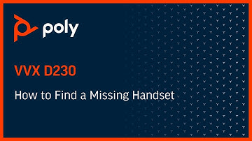 VVX D230 - How to Find a Missing Handset | HP Support