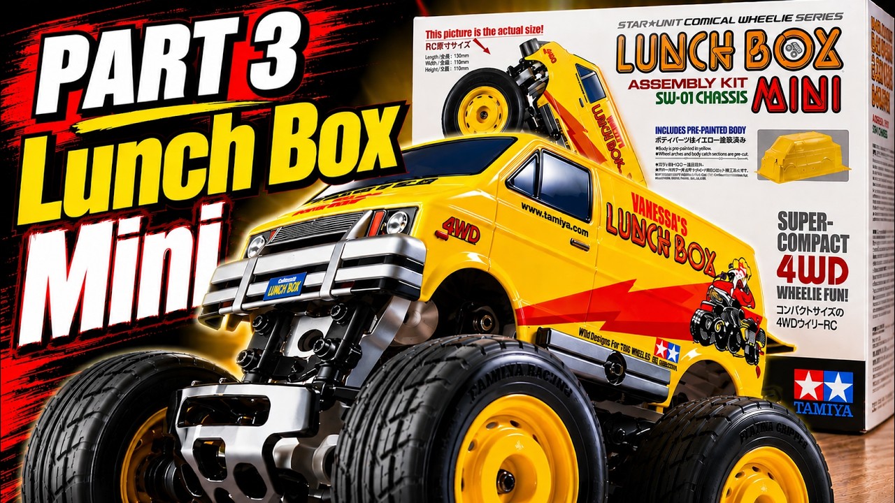 PART 3 - Tamiya 57409 1/24 SW-01 Lunch Box Mini 4WD Kit #rccars