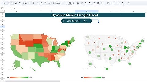 Dynamic MAP in Google Sheets | Step by Step tutorial