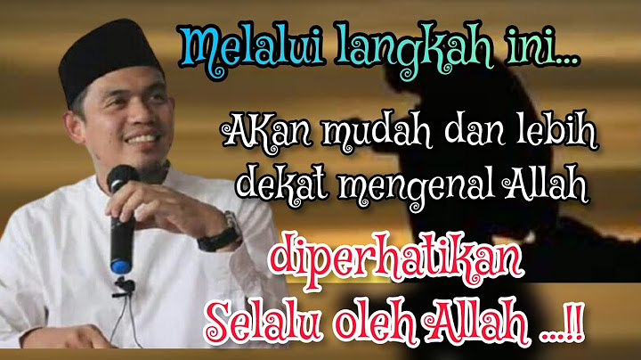 CARA MUDAH MENGENAL ALLAH LEBIH DEKAT ❗