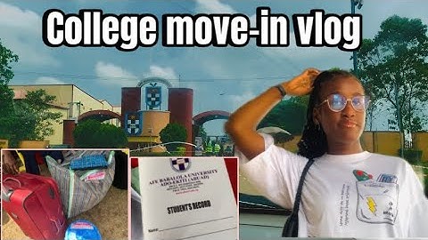 College move in vlog + registration process | Afe Babalola university | Marvic’s diary