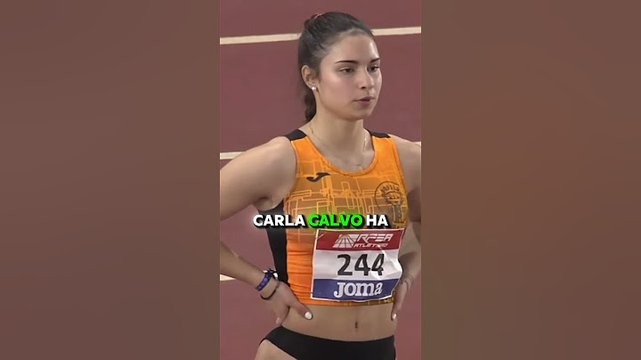 🔥LA ATLETA ESPAÑOLA QUE DEJÓ A TODOS ASOMBRADOS POR SU RECORD MUNDIAL! #shorts #atletismo
