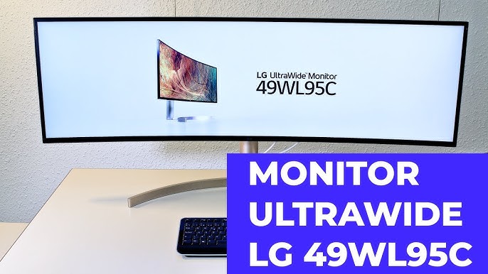 LG Monitor LED curvo de LG 49WL95C-W de 49 pulgadas 32:9 UltraWide Dual QHD  IPS con HDR 10