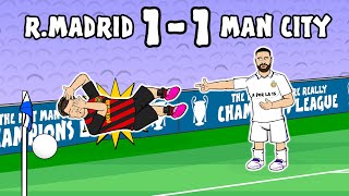 Grealish Attacked! Real Madrid Vs Man City (Champions League De Bruyne Vinicius Goal Highlights 1-1)