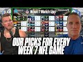 Pat McAfee & AJ Hawk Pick EVERY Week 7 Game In The NFL (almost)