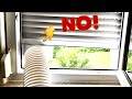 Super! Abluftschlauch Fensterdurchführung Rollo Klimaanlage Klimagerät DIY AirLock Hot Air Condition