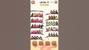 Bird Sort 2: Color Puzzle Level 71 #games #gaming #gameplay