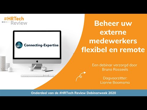 Beheer uw externe medewerkers flexibel en remote | Connecting-Expertise | Debinarweek 2020