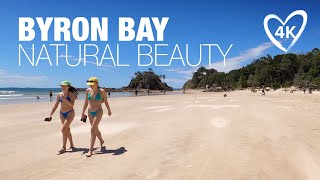 The Natural Beauty of Byron Bay. 4K Virtual Walk &amp; Drive Tour Australia.